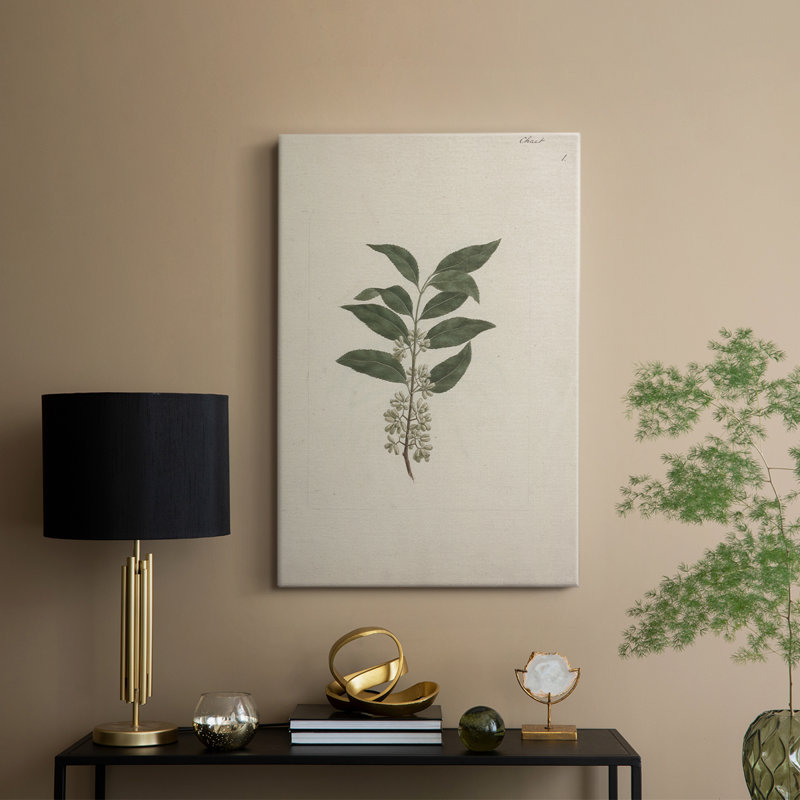 Motif floral rétro CLxxiv - galerie Cavas, H 18 po x l 12 po