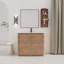 40" Freestanding Bathroom Vanity With Ceramic Sink & 2-Soft-Close Door And Storage Rack, KD-Packing