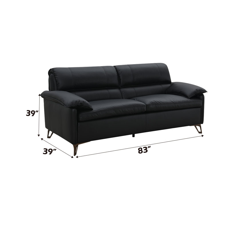Causeuse en cuir Eilene