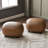 23" W Faux Leather Ottoman-1562724435