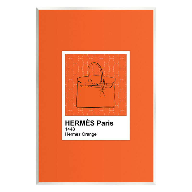 «Orange Fashion Hue» par Martina Pavlova, H 19 po x l 13 po