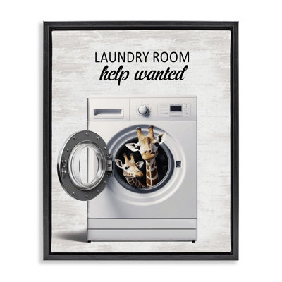 Cadre flottant à linge Laundry Room