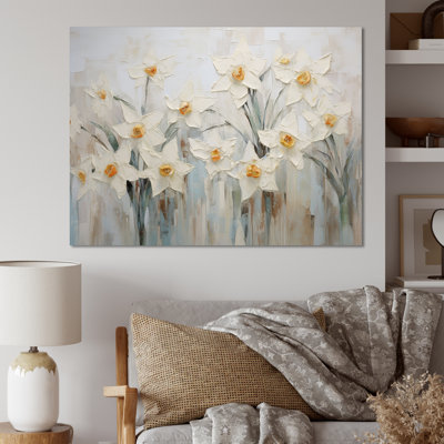 Minimalisme - jonquilles blanches II - impression