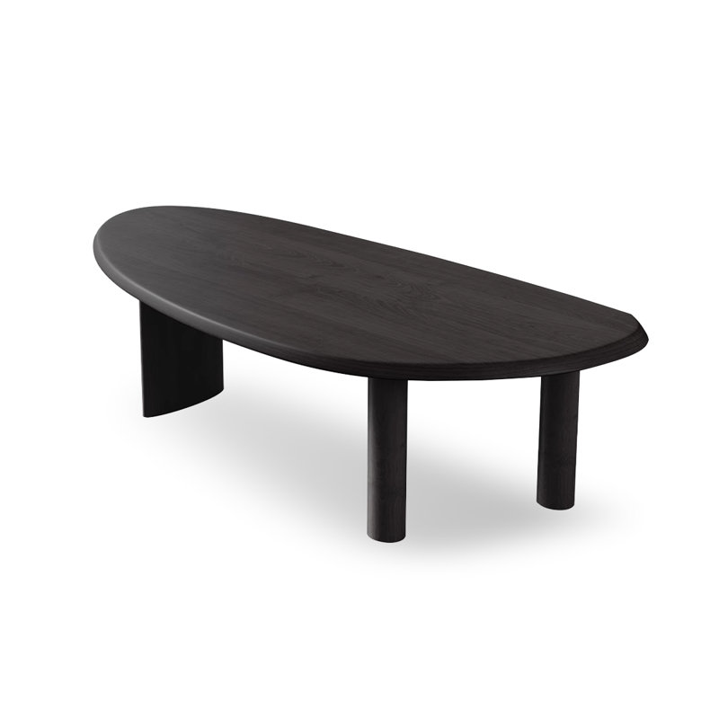 Table de salle à manger Free, Noir, noir, noir, noir, H 29,53 po x L 70,87 po x l 33,46 po