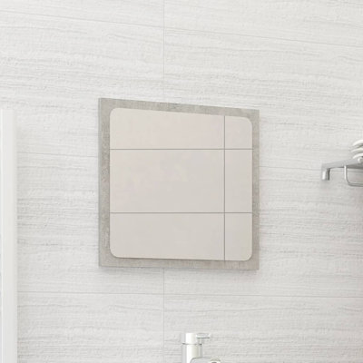 Bathroom Mirror Framed Vanity Mirror Powder Room Mirror Engineered Wood