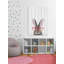 Cryal hippie lapin imprimé sur bois blanc-2110113953