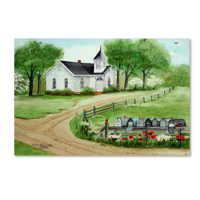 Dugazon 'Plateau Methodist 2' Print on Wrapped Canvas