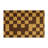 Checkered Brown Indoor and Outdoor Area Rug-1919612135