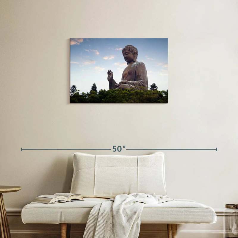 Bouddha Adella, H 20 po x l 30 po