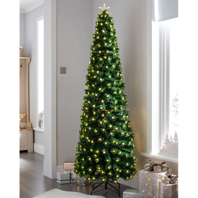 Lighted Artificial Christmas Tree, 6ft H x 2.79ft W x 2.79ft D