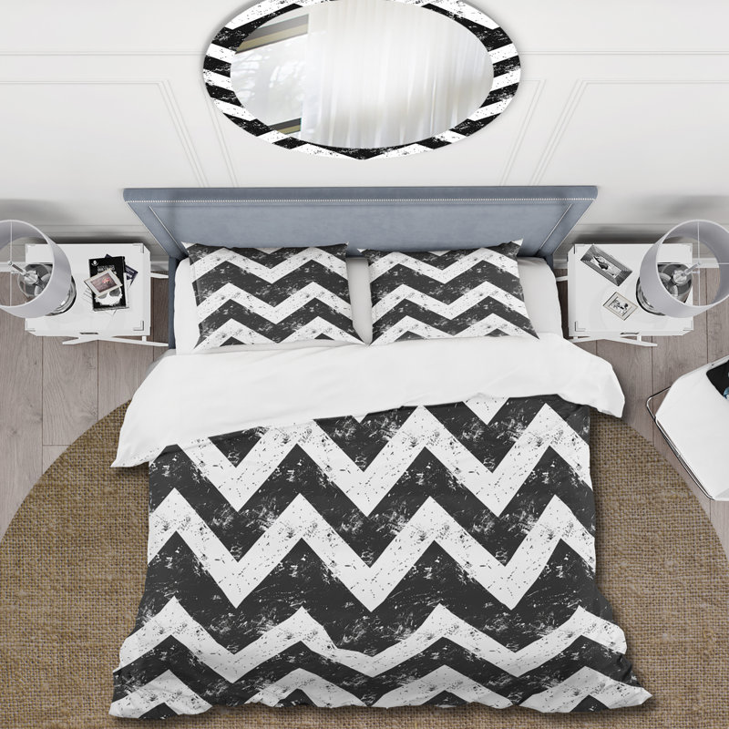 Ensemble de housse de couette Traditional, Housse de couette simple et deux taies décorative