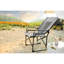 Chaise de camping grise avec table d'appoint - Réalisateurs pliants portatifs robustes pour pique-nique, pelouse, voyage de pêche à la plage-1259344565