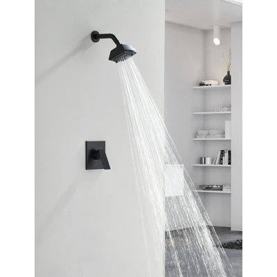 Ensemble de garniture de douche avec pommeau de douche de 5 pouces