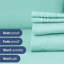 Ensemble de draps de qualité supérieure, doux et infroissables - Ensemble de draps de luxe ultra doux et de qualité supérieure-127309036-127309074
