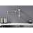 Pot Filler Faucet Wall Pot Filler Faucet, Modern Brass Pot Filler Two-Attachment Wall Mount Folding Kitchen Pot Filler Swing Arm