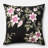Embroidered Cotton Throw Pillow