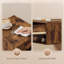 Solid Wood Square Accent Cabinet