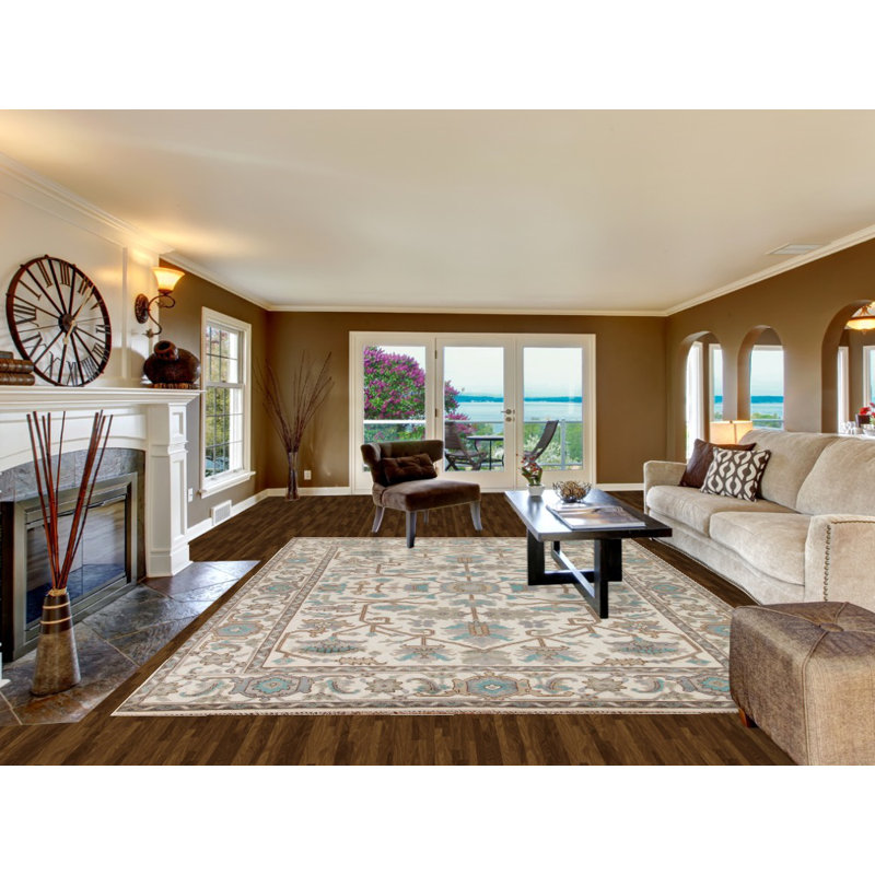 Handmade Wool Oushak Indian Area Rug 9x12