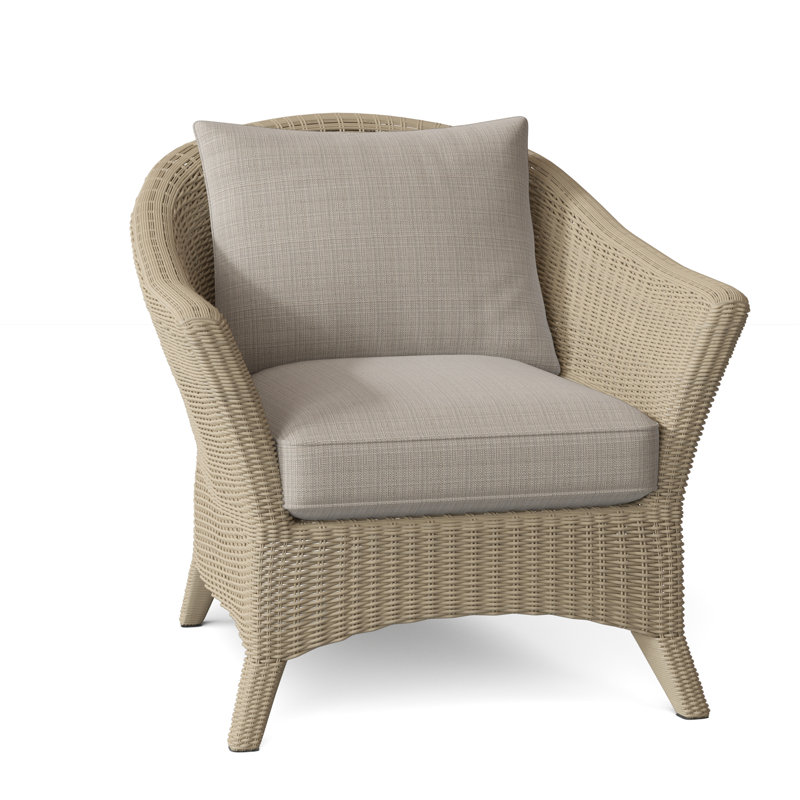 Cape Cod Outdoor Lounge Chair, Canvas Rain, Cape Cod White