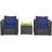 Alycen 2 - Person Patio Conversation Set with Cushions-726803154-726803167