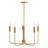 Austen 5-Light Exposed Bulb Single Tier Chandelier-2011093574