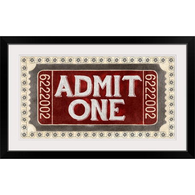 Admit One par Banducci - publicité imprimée