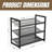 3 Tier Adjustable Shoe Rack With Open Shelves, Freestanding Storage Organizer For Entryway, Hallway, Or Front Door