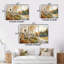 Ensemble d'art mural en bois Birch