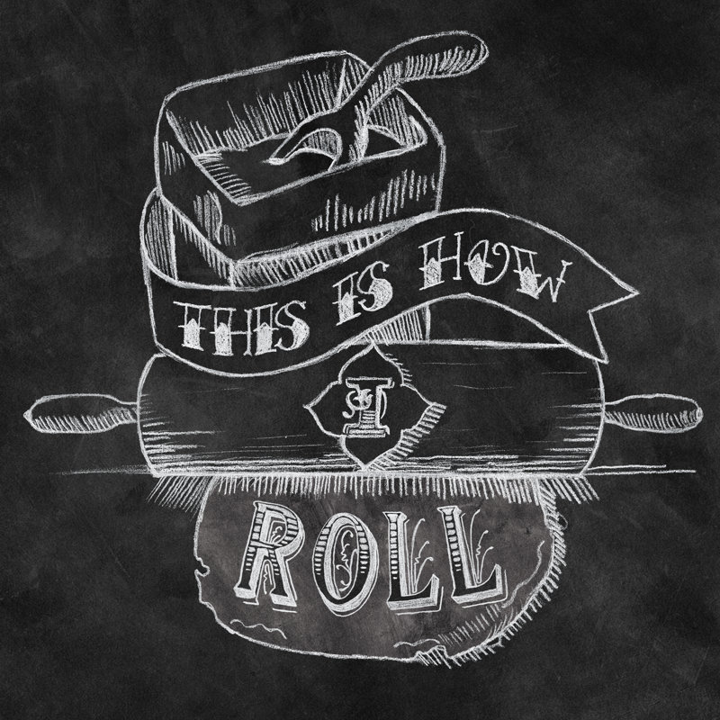 Reproduction d’art sur toile, "Retro Bakery Chalk III" par Mary Urban, H 12 po x l 12 po