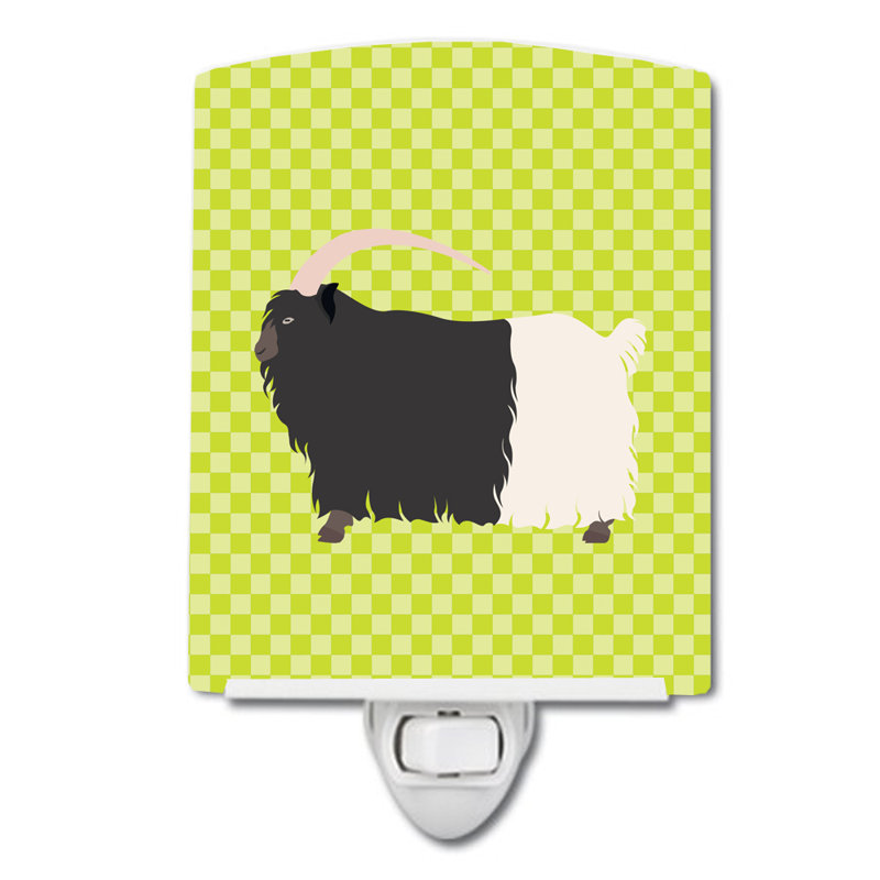 Welsh Necked Goat Ceramic Night Light