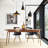 Dakota Acacia Solid Wood Top Dining Table
