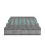 Matelas en mousse de 7 po, très grand, confort moyen, mousse confortable, soutien pour un sommeil confortable et reposant, gris et bleu-855504930