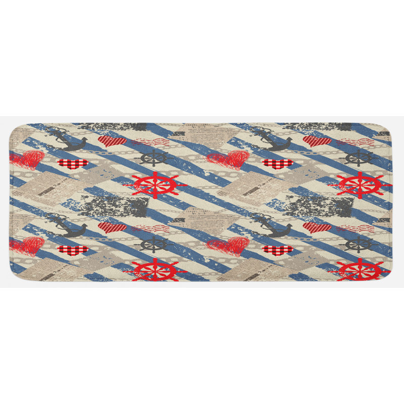 Tapis de cuisine nautique