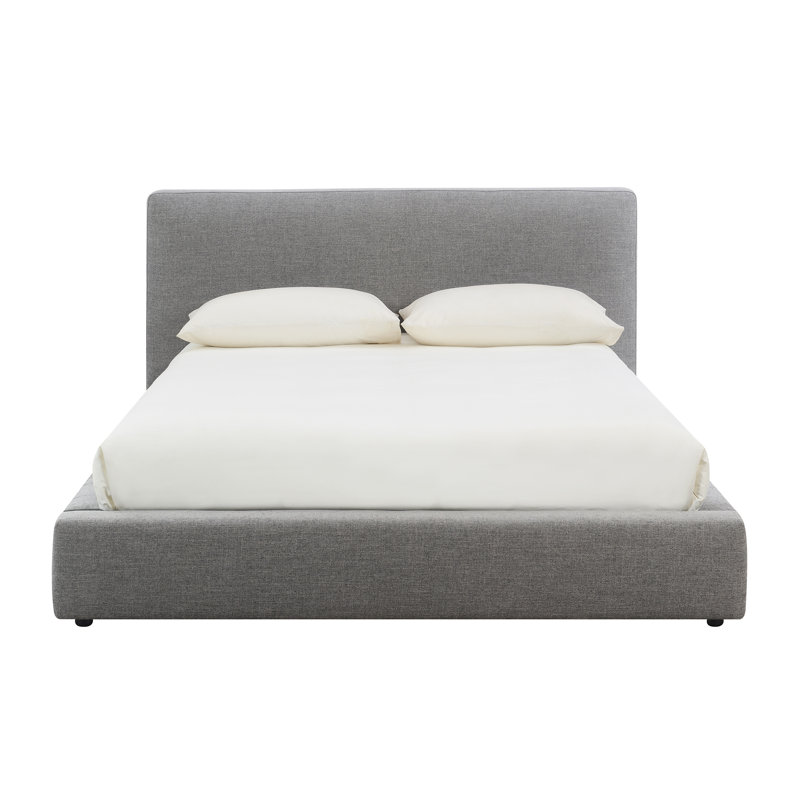 Lit plateforme Pisgah, Gris, Grand