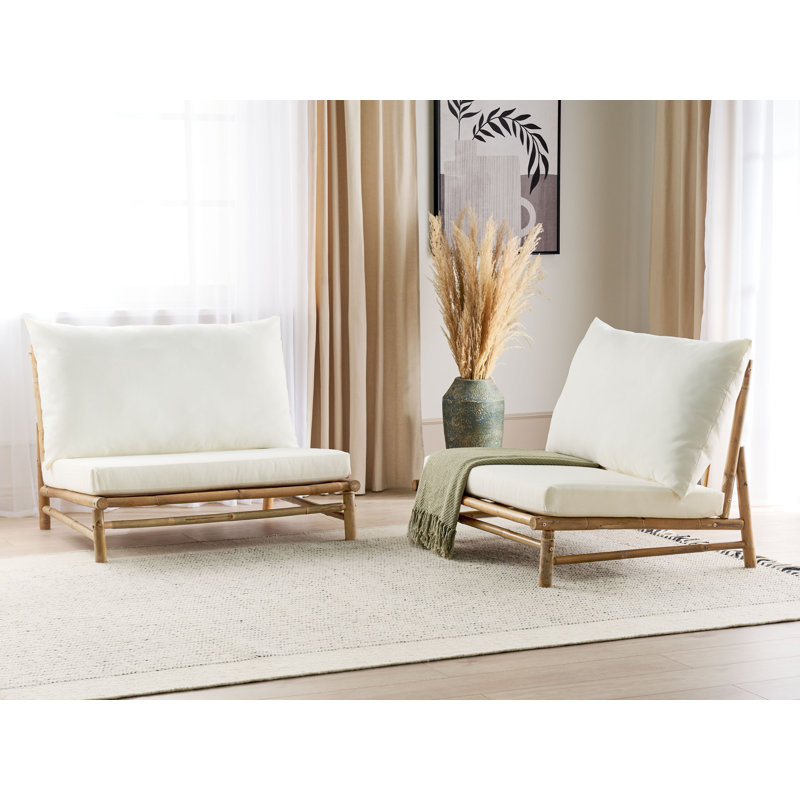 Aliyaah Outdoor Lounge Chair, Beige