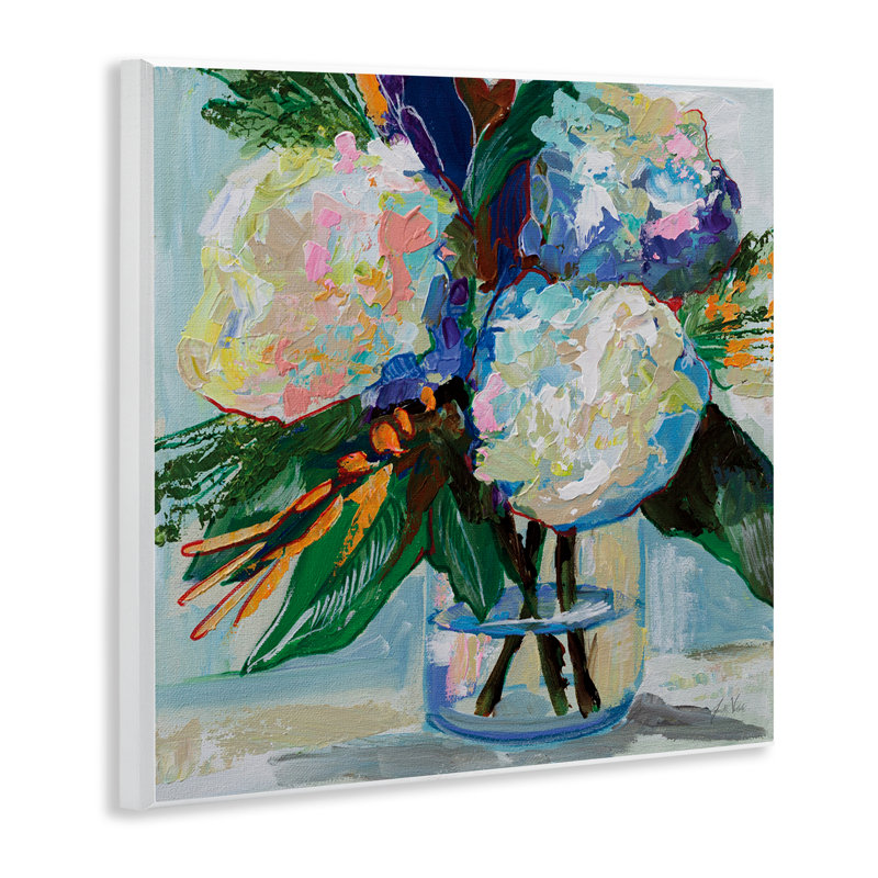 "Bold Summer Blooms", art mural sur bois par Jeanette Vertentes