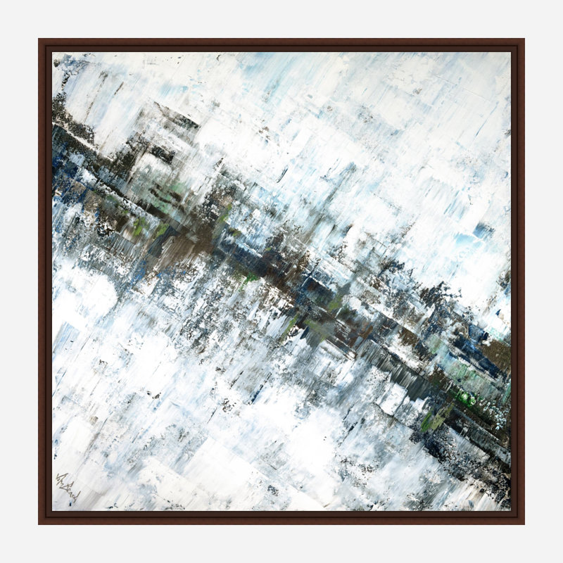 Ascend - Artist Enhanced Canvas Print, Brown Framed Canvas, 49.5" H x 49.5" W x 1.75" D