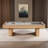 3-in-1 Multi Game Pool Table Includes Billiards, Dining Table, & Table Tennis