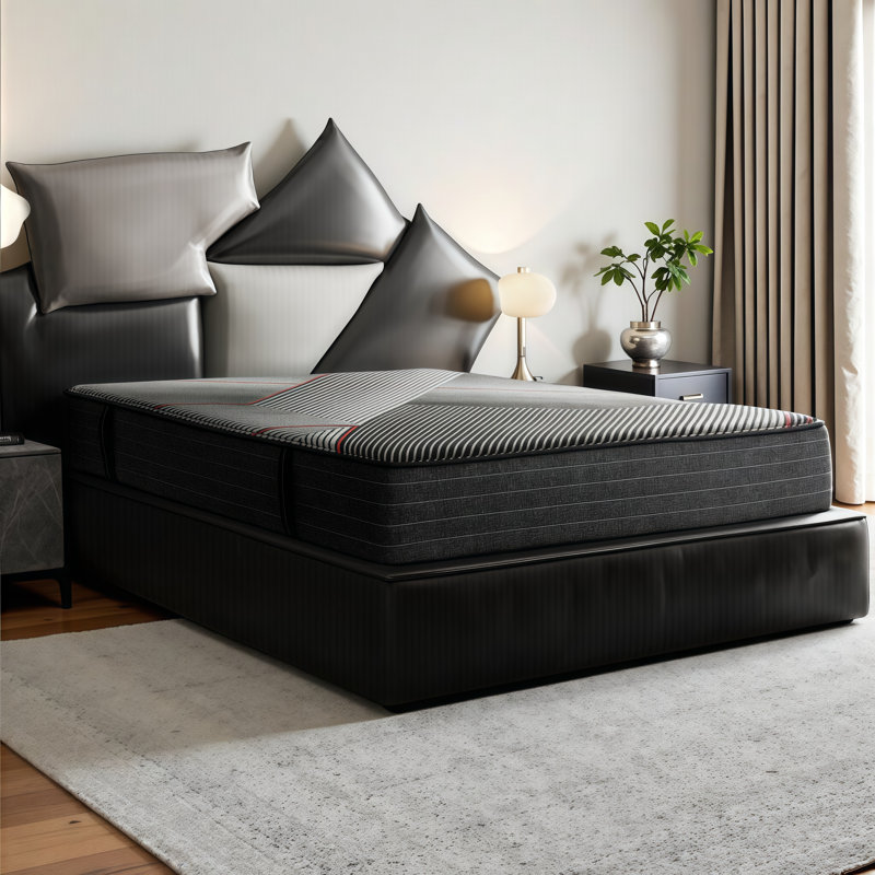 11 Inch Cooling Hybrid Mattress with Gel Memory Foam, Pocket Coils & Reinforced Edge Support - Medium Firm Feel for All Sleepers
