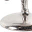 Élégante table d'appoint ronde en métal avec motif d'étoile de mer côtière pour table de chevet - Table de bout étroite décorative pour la maison et le salon - Argent-759286604