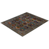 Tribal One-of-a-Kind Rectangle 8' X 9'10" Hand Knotted Area Rug