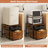 Fridge Stand With Storage And Charging Station-1641402061
