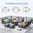 Blithedale 12 - Person Outdoor Seating Group with Fire Pit and Cushions-98222461