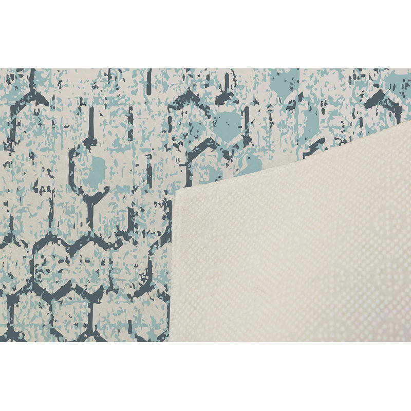 Premium Woven Carpet, 5.2 x 7.5 ft, 100% Polyester, Antibacterial, Non-Slip Underside, 0.3 in Pile Height | Machine Washable, 3D Digital Print | Perfect for Living Room, Bedroom & Office Décor