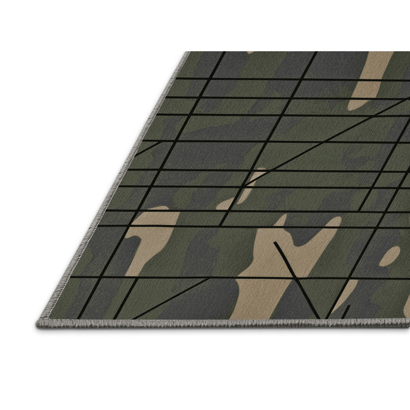 Stealth Strata Rug, Rectangle 2' x 3'