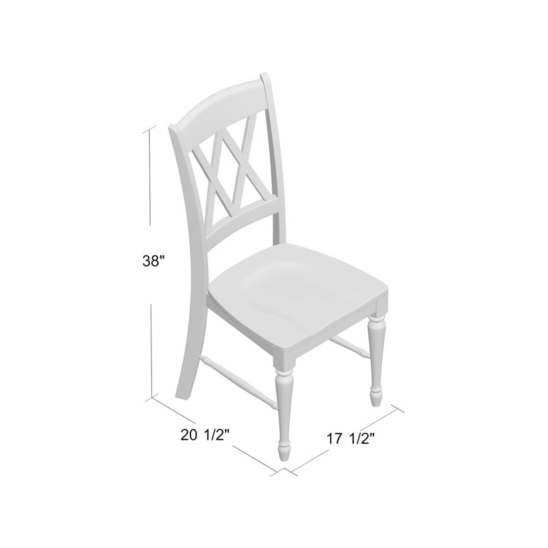 Giulia 18'' H Side Chair, Off White