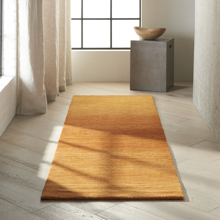 Linear Glow Wool Hand Woven Area Rug