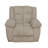 Beige Corduroy Recliner Chair