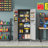 71" Metal Garage Storage Cabinet with Wheels - Heavy-Duty Tool Storage Cabinet