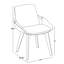 Chaise en similicuir de bambou